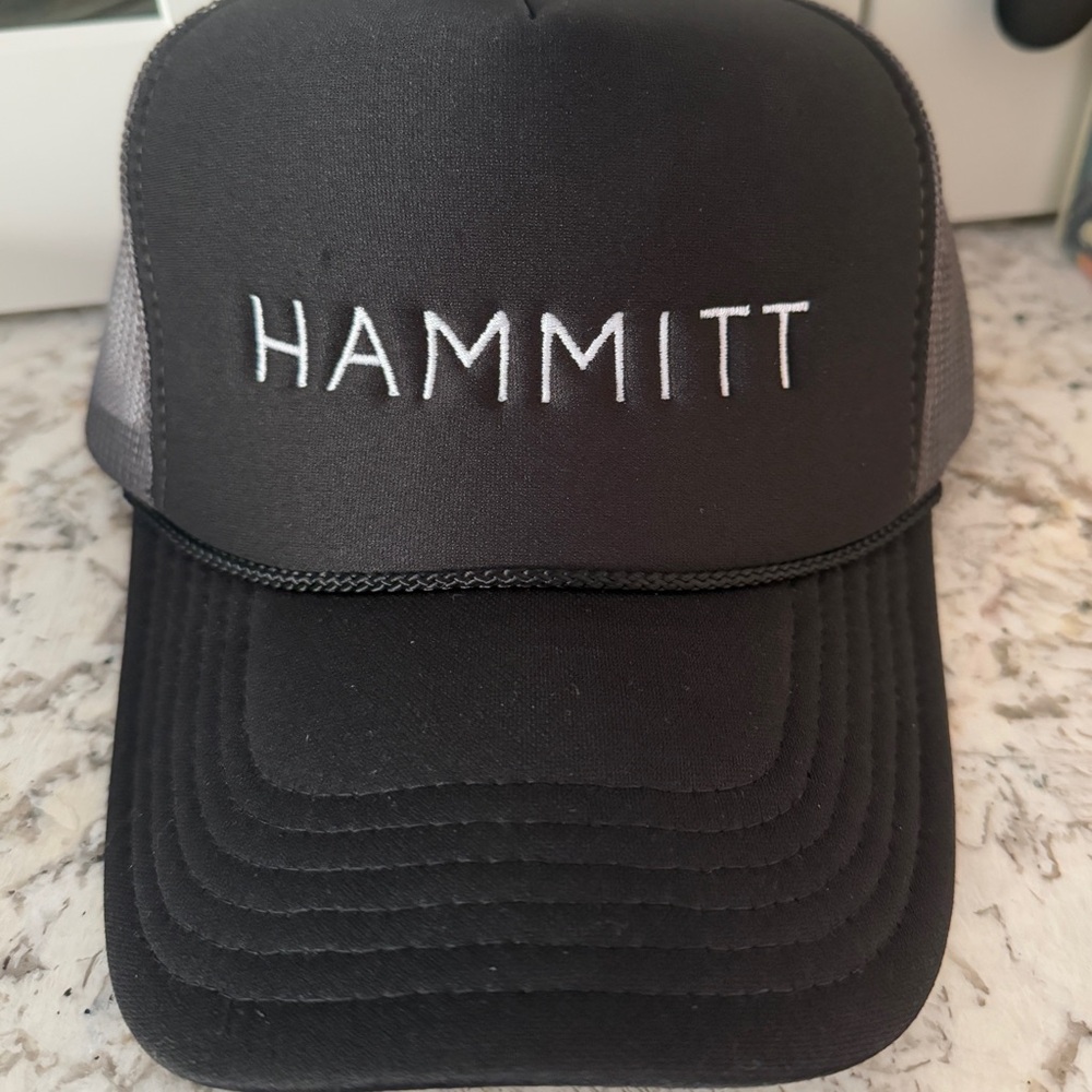 NWT Hammitt Black Trucker Hat